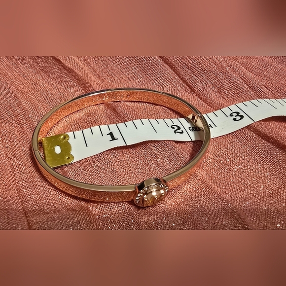 Michael Kors Rose Gold-Tone Bangle Bracelet - Picture 10 of 11